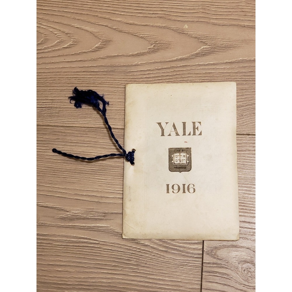 1916 Yale Class Day Commencement College University program